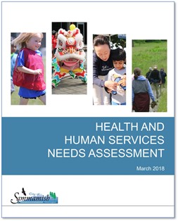 Cover Page of the Sammamish Health and Human Services Needs Assessment