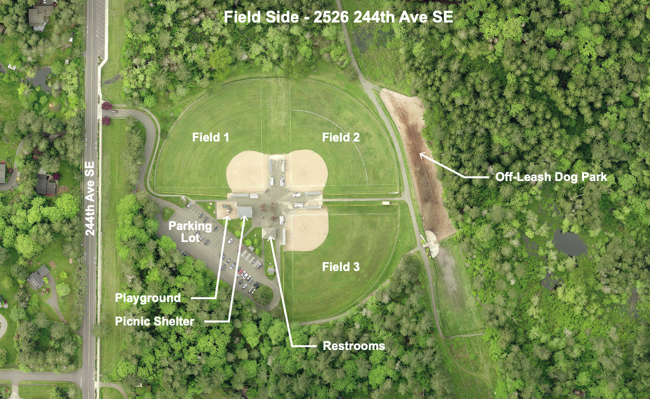 Field Size Map - 2526 244th Ave SE